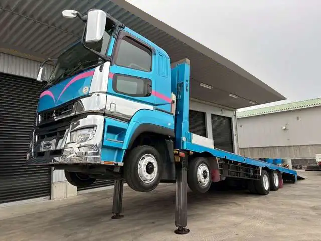 三菱 スーパーグレート 大型 車両重機運搬 ウインチ ベッドの中古トラック画像7