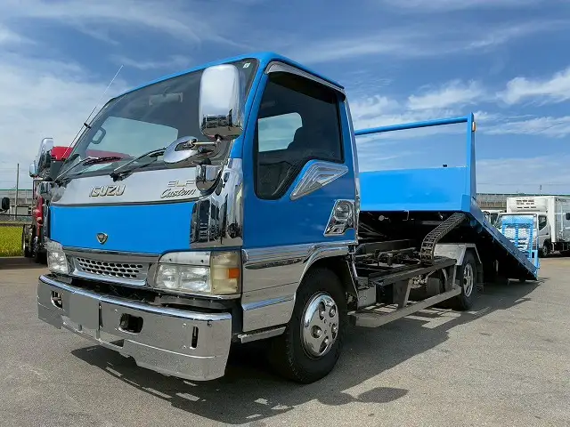 いすゞ エルフ 小型 車両重機運搬 ラジコン ウインチの中古トラック画像5