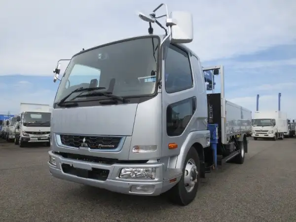 三菱 ファイター 中型/増トン クレーン付 アルミブロック 4段 の中古トラック【車両No.198543】