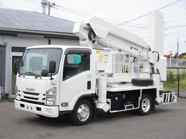 いすゞ エルフ 小型 高所・建柱車 高所作業車