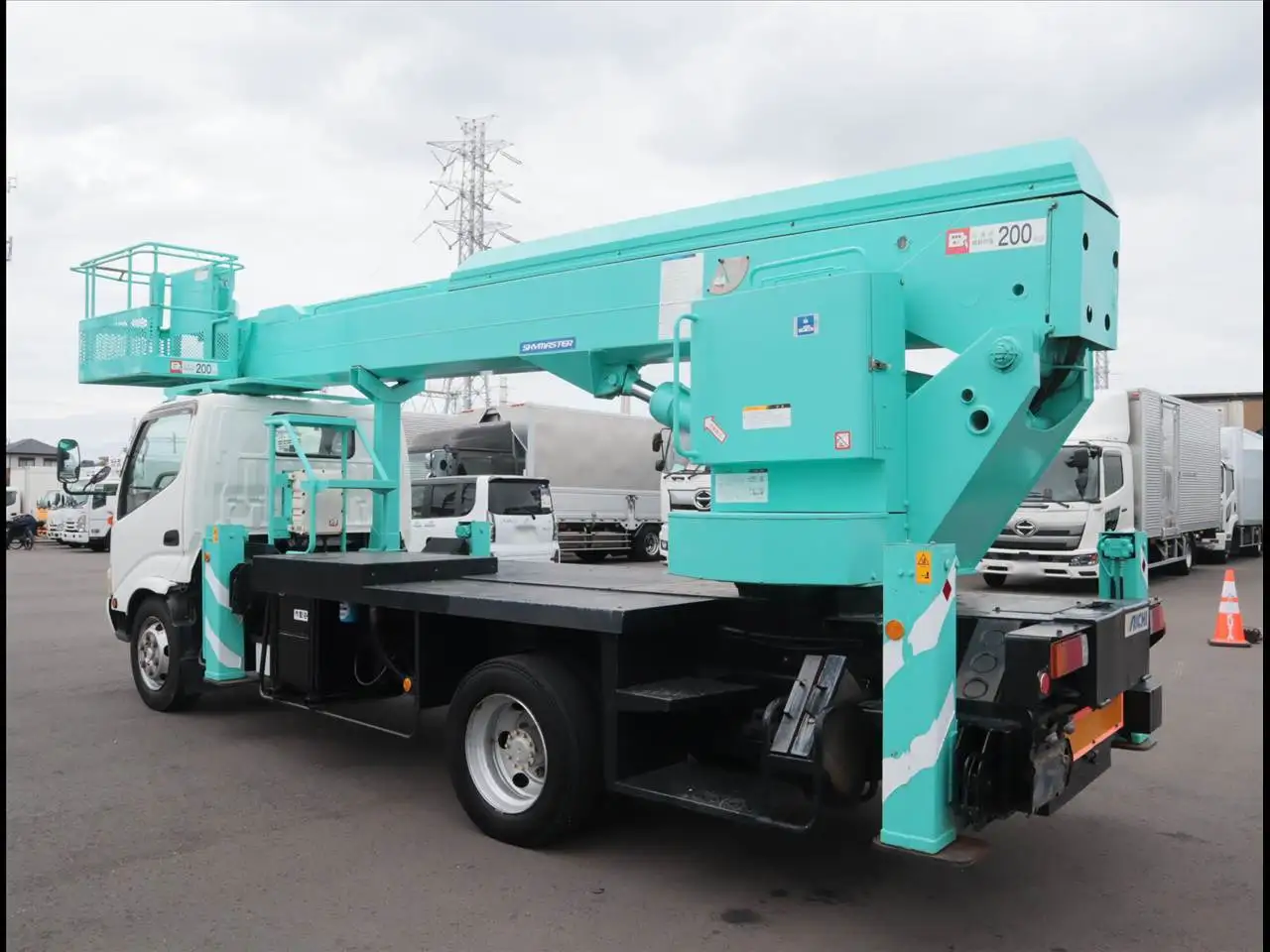日野 デュトロ 小型 高所・建柱車 高所作業車 BDG-XZU344Mの中古トラック画像4