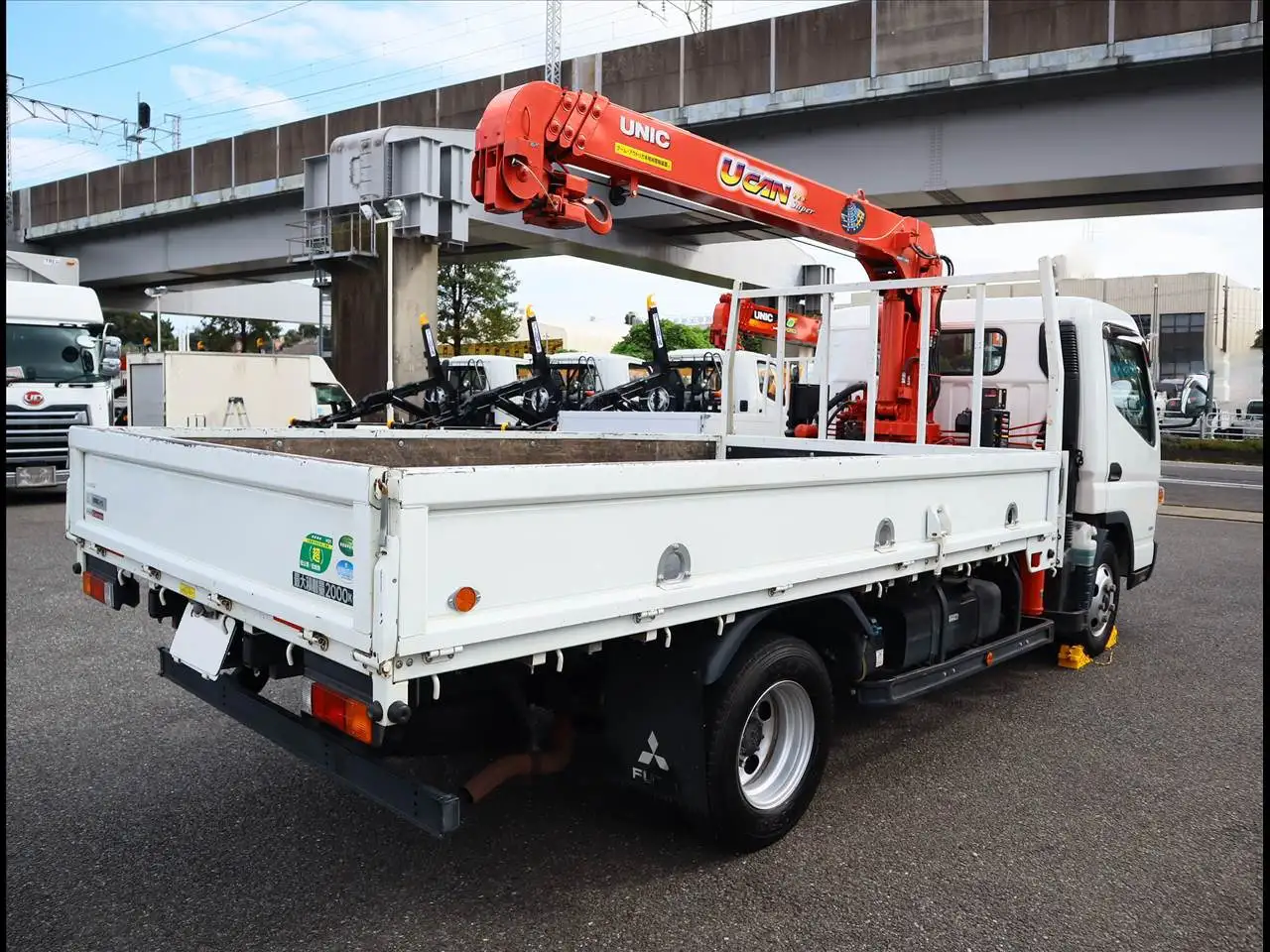 三菱 キャンター 小型 クレーン付 4段 ラジコンの中古トラック画像3