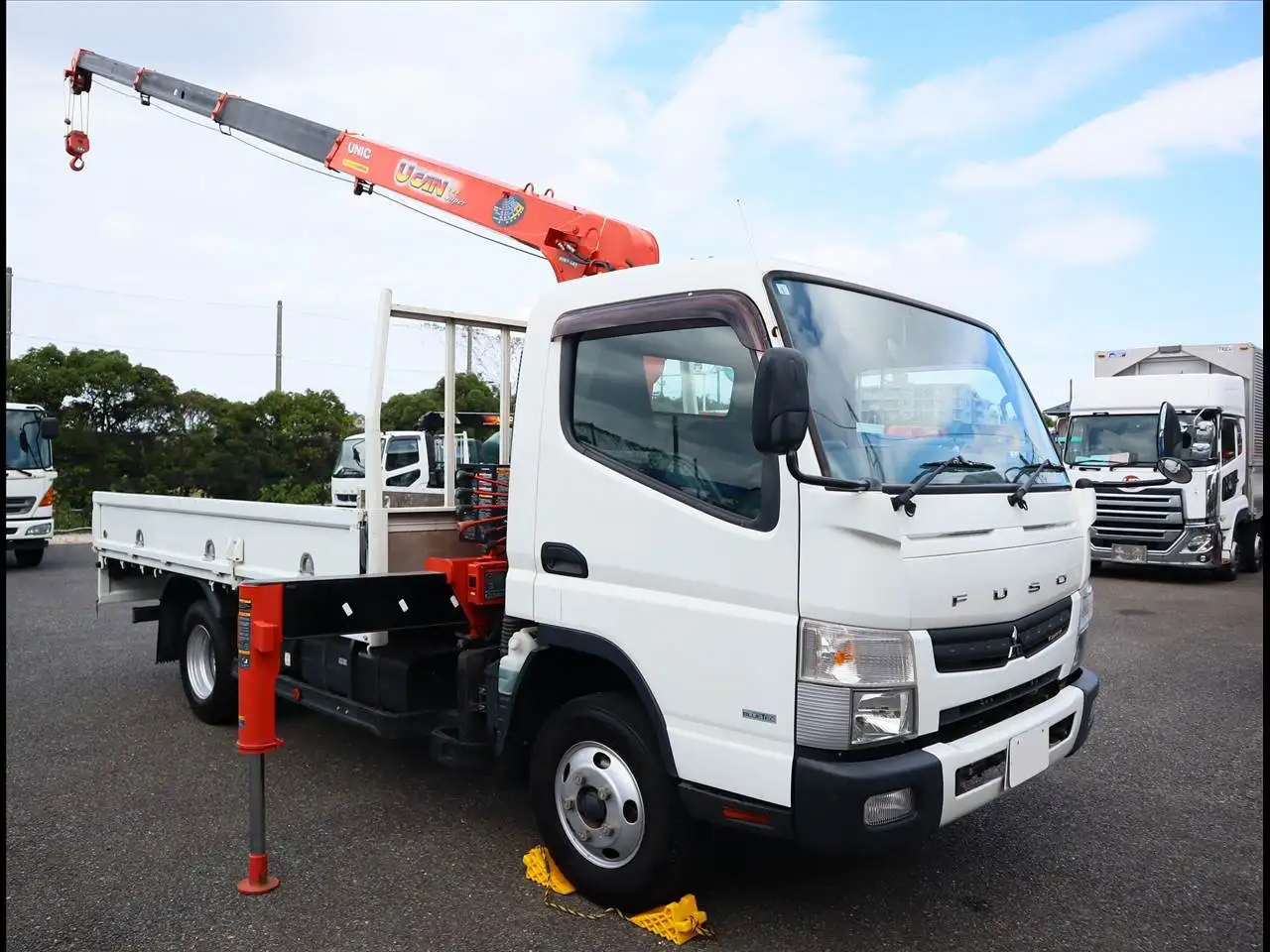 三菱 キャンター 小型 クレーン付 4段 ラジコンの中古トラック画像2