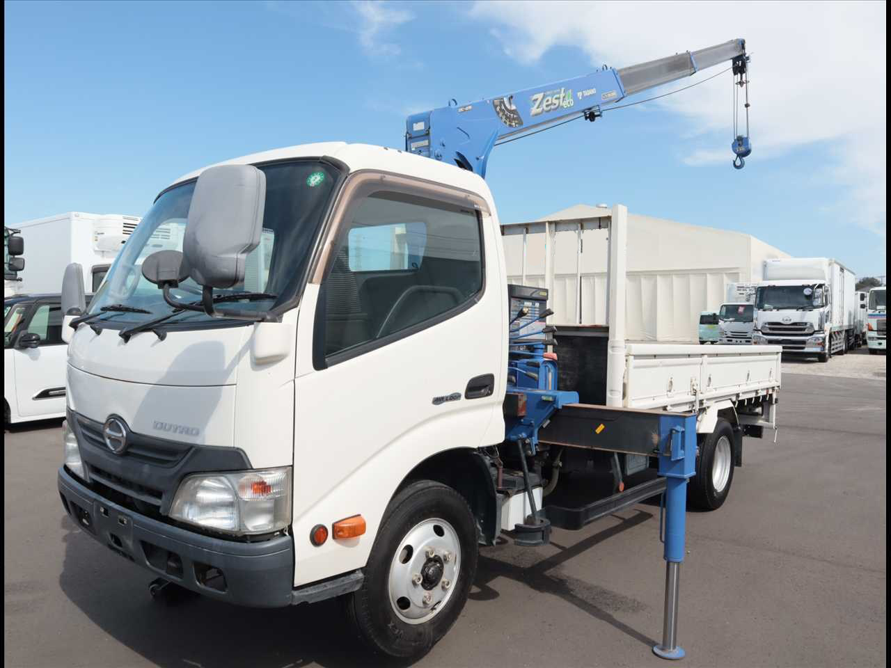 日野 デュトロ 小型 クレーン付 標準ロング