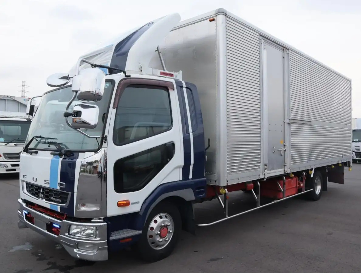 三菱 ファイター 中型/増トン アルミバン エアサス サイドドア の中古トラック【車両No.198606】