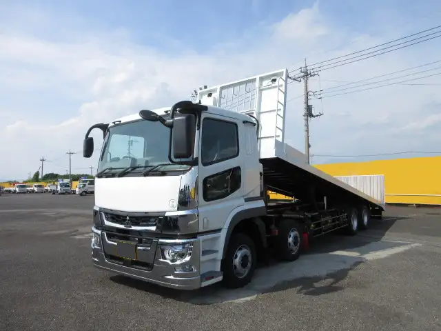 三菱 スーパーグレート 大型 車両重機運搬 ラジコン ウインチの中古トラック画像6