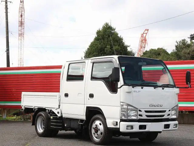 いすゞ エルフ 小型 平ボディ Wキャブ TRG-NJS85Aの中古トラック画像3