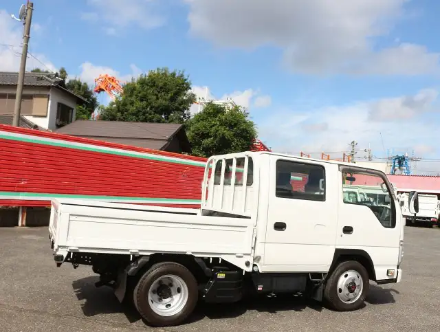 いすゞ エルフ 小型 平ボディ Wキャブ TRG-NJS85Aの中古トラック画像4