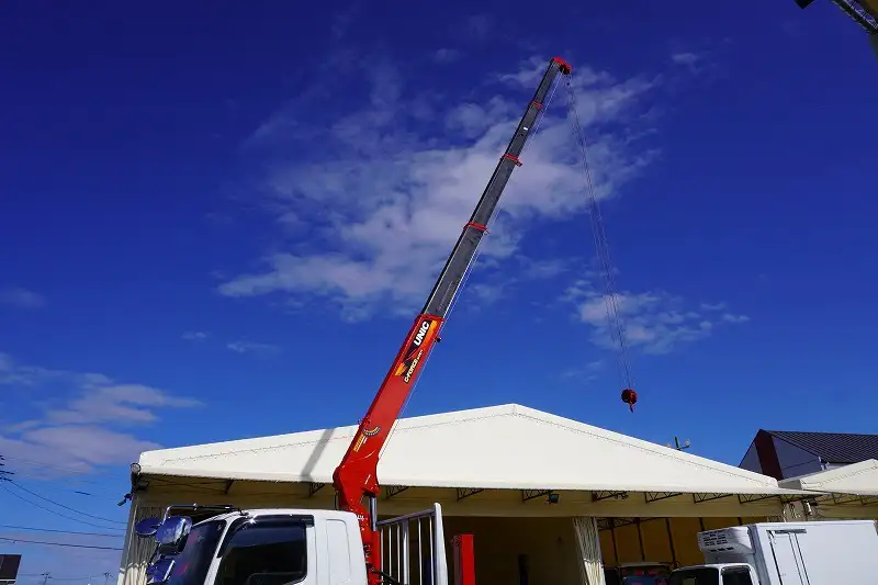 三菱 ファイター 中型/増トン 車両重機運搬 5段クレーン ラジコンの中古トラック画像6