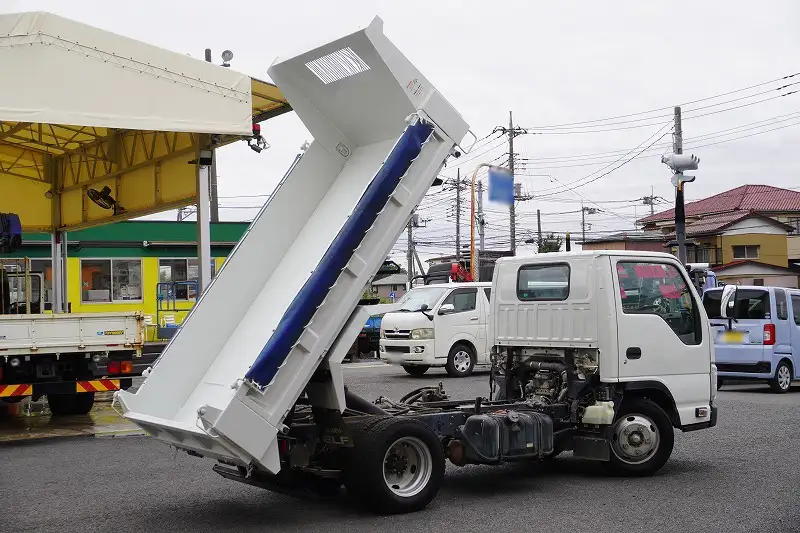 いすゞ エルフ 小型 ダンプ ローダー 強化の中古トラック画像4