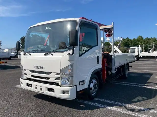 いすゞ エルフ 小型 クレーン付 アルミブロック 4段 の中古トラック【車両No.198778】