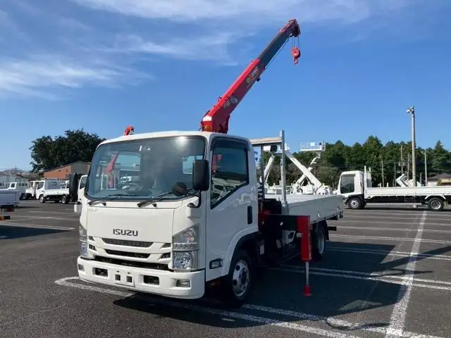 いすゞ エルフ 小型 クレーン付 アルミブロック 4段の中古トラック画像4