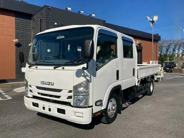 いすゞ エルフ 小型 平ボディ Wキャブ  の中古トラック【車両No.198799】