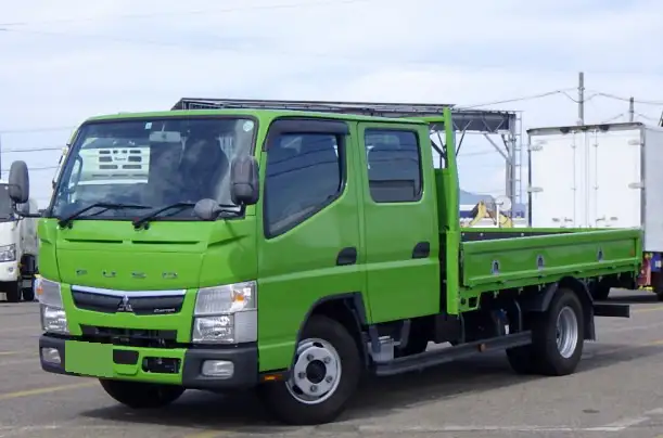 三菱 キャンター 小型 平ボディ Wキャブ 床鉄板 の中古トラック【車両No.198859】