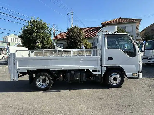 いすゞ エルフ 小型 平ボディ パワーゲート 床鉄板の中古トラック画像2