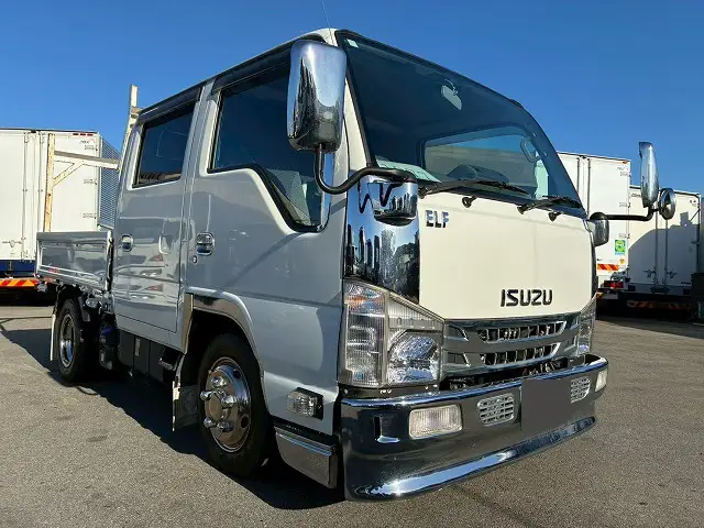 いすゞ エルフ 小型 平ボディ Wキャブ 2RG-NJR88Aの中古トラック画像2