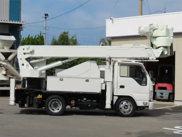 いすゞ エルフ 小型 高所・建柱車 高所作業車 電工仕様の中古トラック画像3
