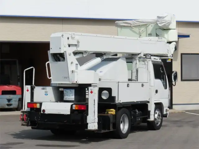 いすゞ エルフ 小型 高所・建柱車 高所作業車 電工仕様の中古トラック画像4