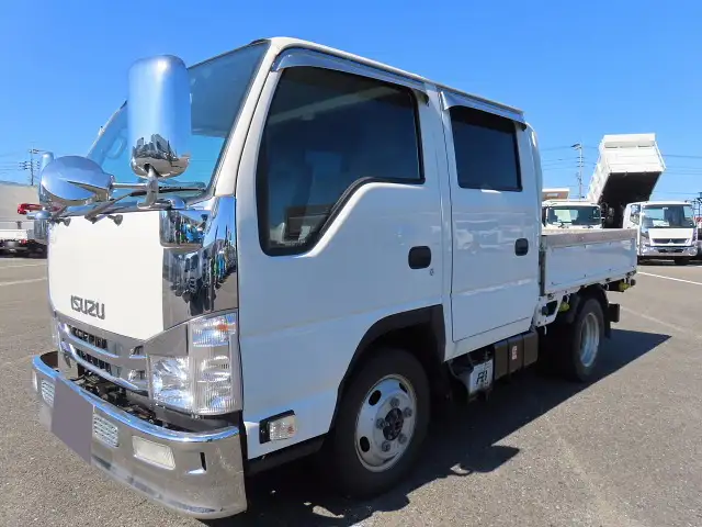 いすゞ エルフ 小型 平ボディ Wキャブ 2RG-NHS88A の中古トラック【車両No.198907】