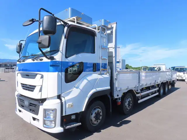 いすゞ ギガ 大型 平ボディ エアサス QPG-CYJ77B の中古トラック【車両No.198913】