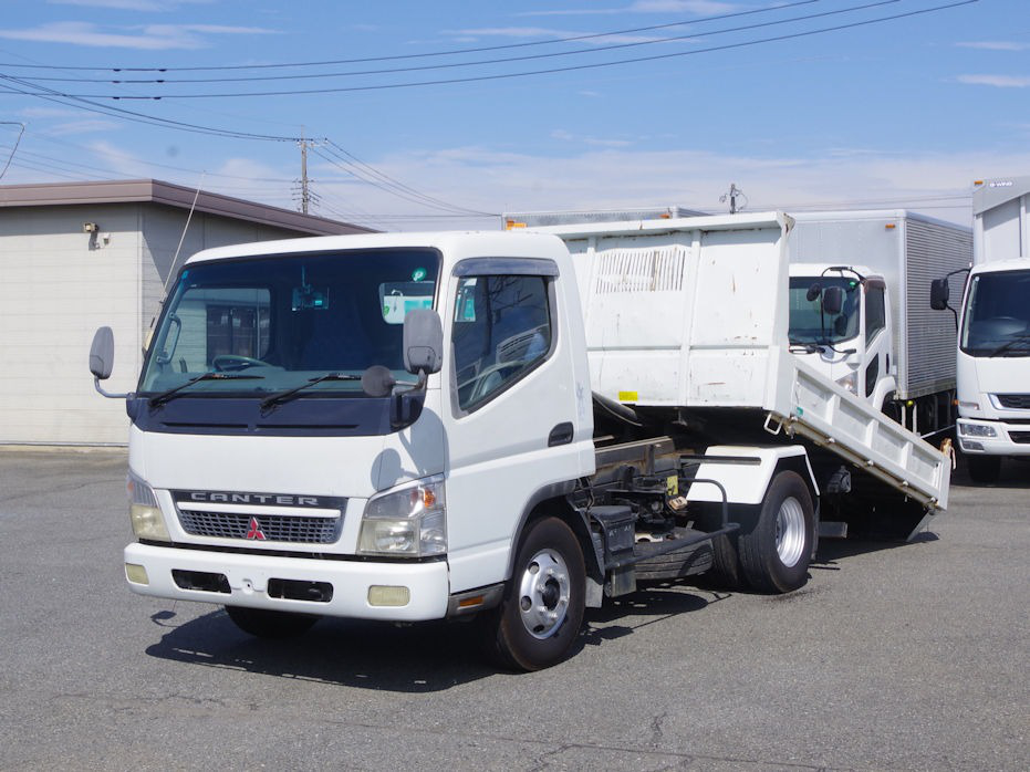 三菱 キャンター 小型 ダンプ ワイドロング