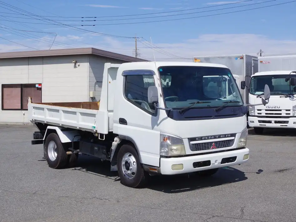 三菱 キャンター 小型 ダンプ ローダー PA-FE83DCYの中古トラック画像2