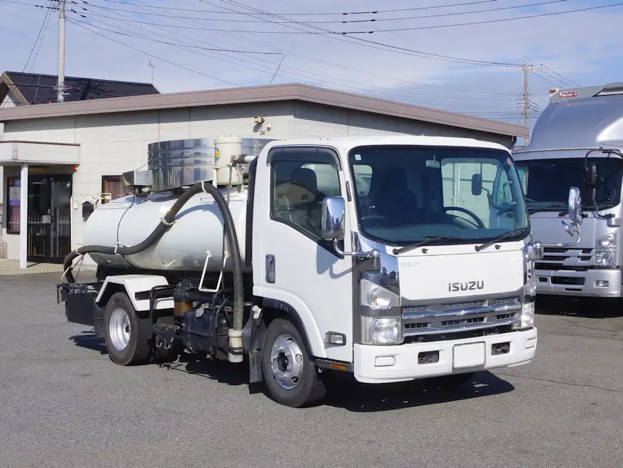 いすゞ エルフ 小型 タンク車 バキューム PDG-NPR75Nの中古トラック画像2