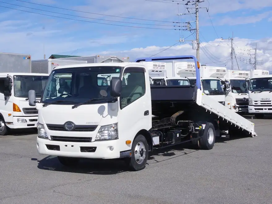 日野 デュトロ 小型 車両重機運搬 ウインチ TKG-XZU720M の中古トラック【車両No.198825】