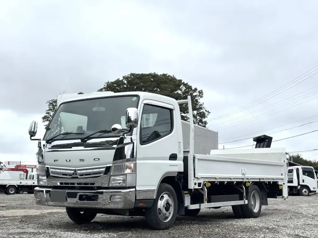 三菱 キャンター 小型 平ボディ ワイドロング