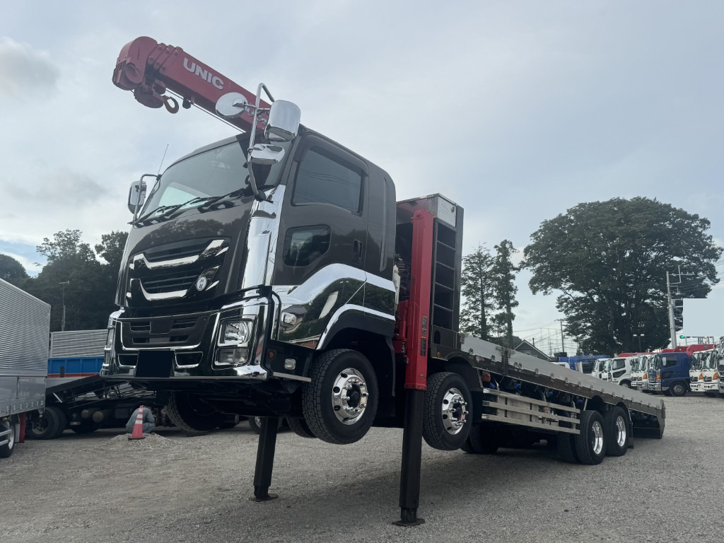いすゞ ギガ 大型 車両重機運搬 セルフローダー