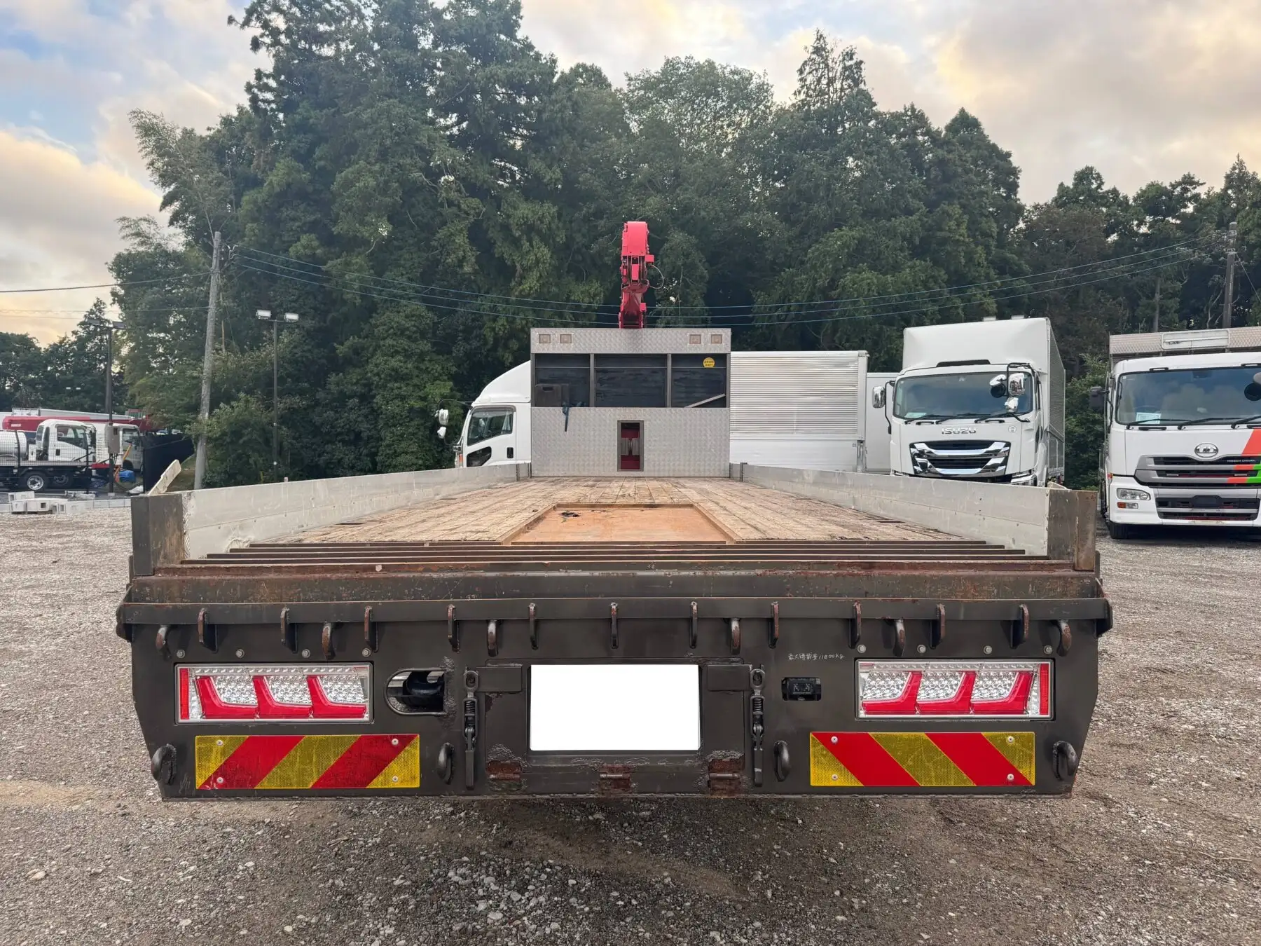 いすゞ ギガ 大型 車両重機運搬 4段クレーン ラジコンの中古トラック画像5