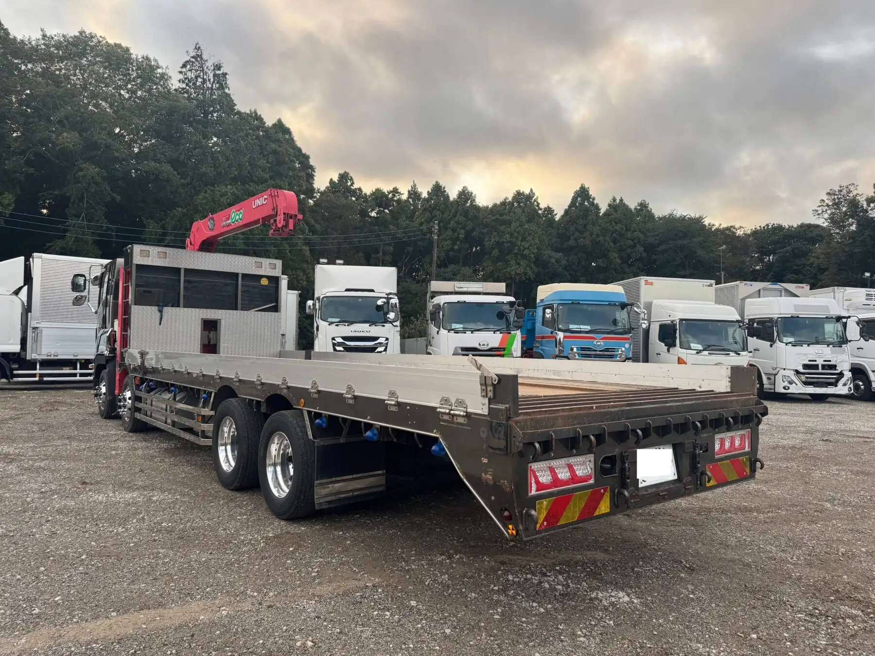 いすゞ ギガ 大型 車両重機運搬 4段クレーン ラジコンの中古トラック画像6