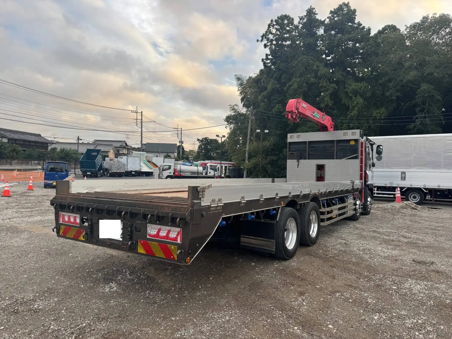 いすゞ ギガ 大型 車両重機運搬 4段クレーン ラジコンの中古トラック画像4