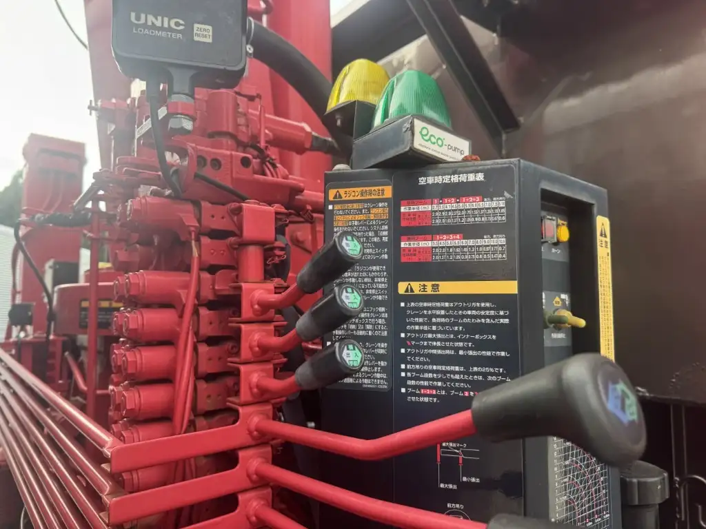 いすゞ ギガ 大型 車両重機運搬 4段クレーン ラジコンの中古トラック画像11