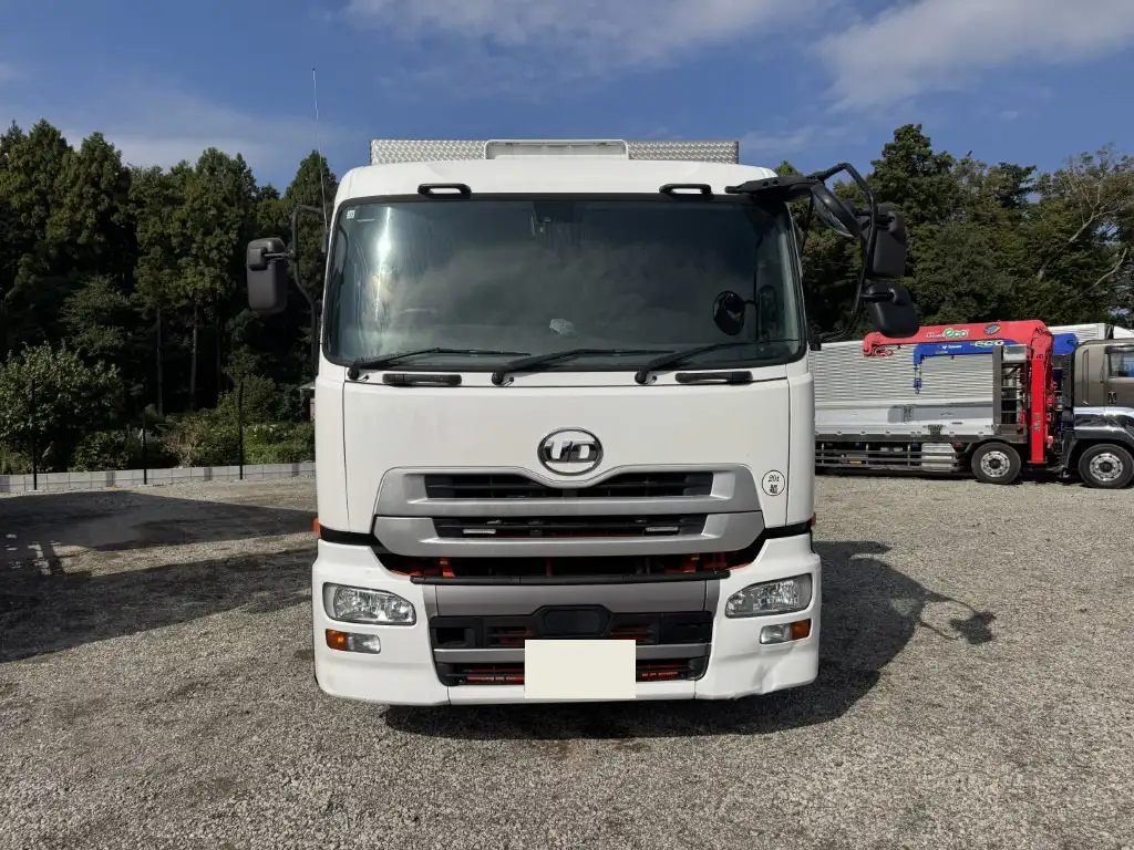 日産UD クオン 大型 平ボディ アルミブロック エアサスの中古トラック画像2