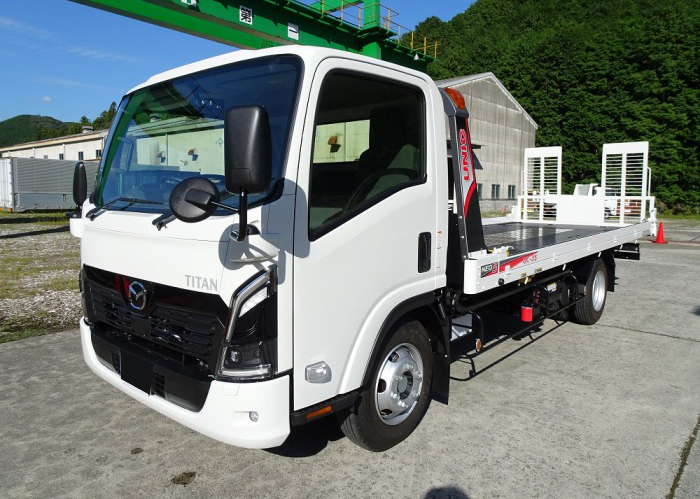 マツダ タイタン 小型 車両重機運搬 セーフティーローダー