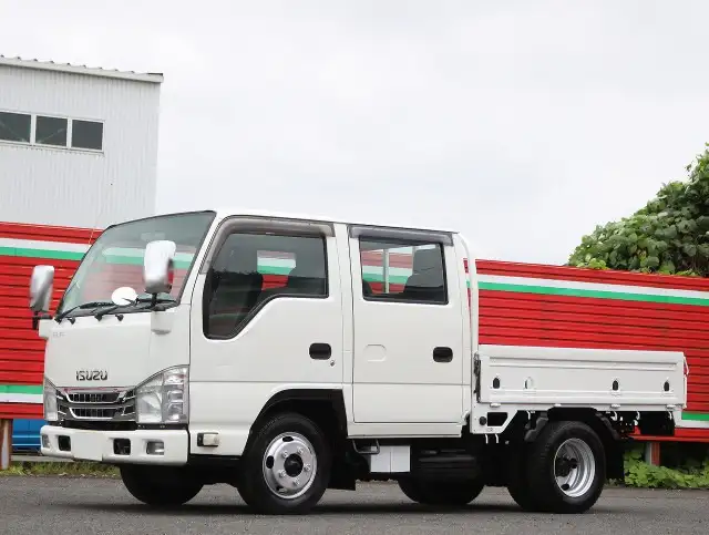 いすゞ エルフ 小型 平ボディ Wキャブ 床鉄板 の中古トラック【車両No.199093】