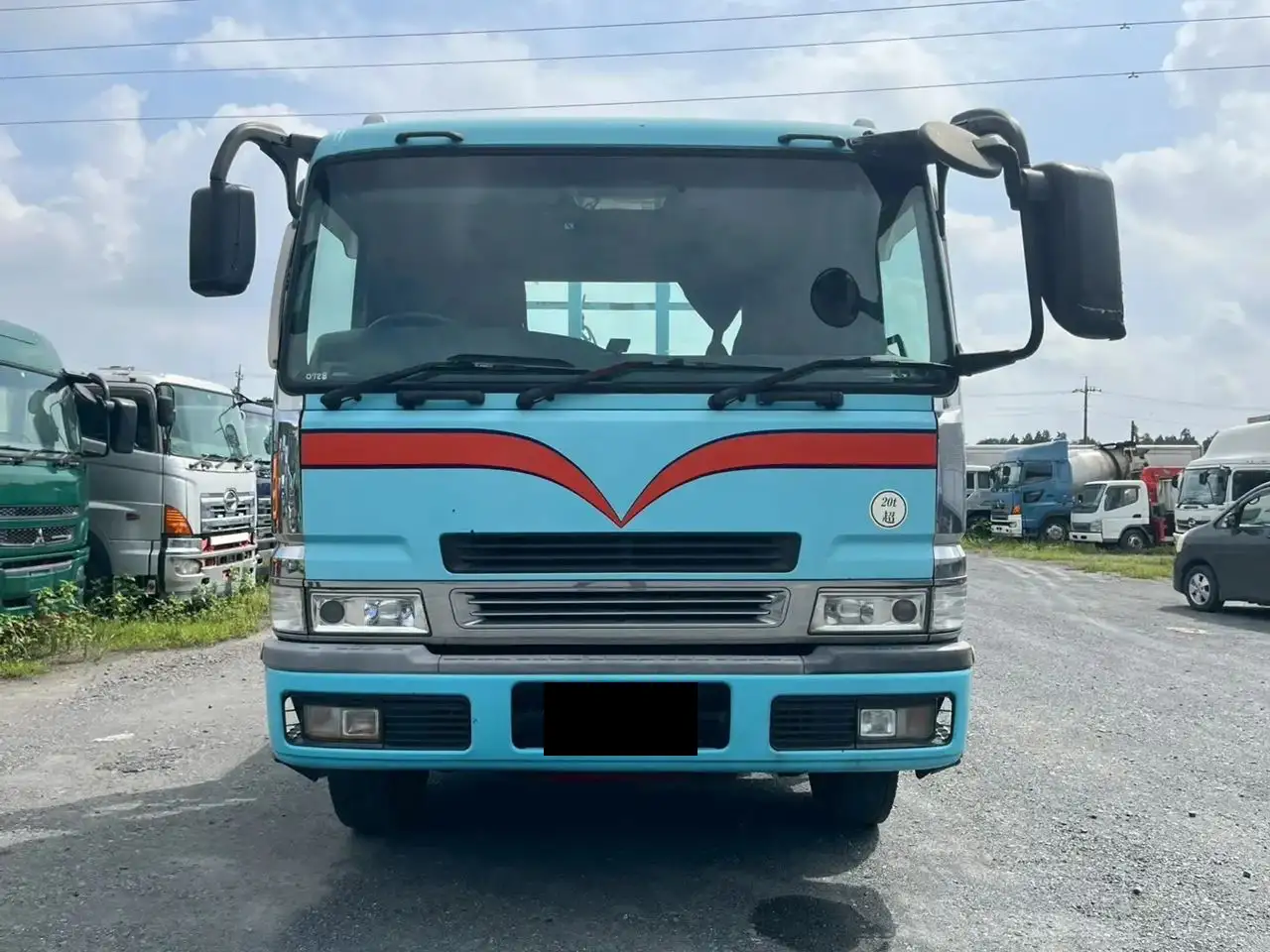 三菱 スーパーグレート 大型 車両重機運搬 ラジコン ウインチの中古トラック画像2