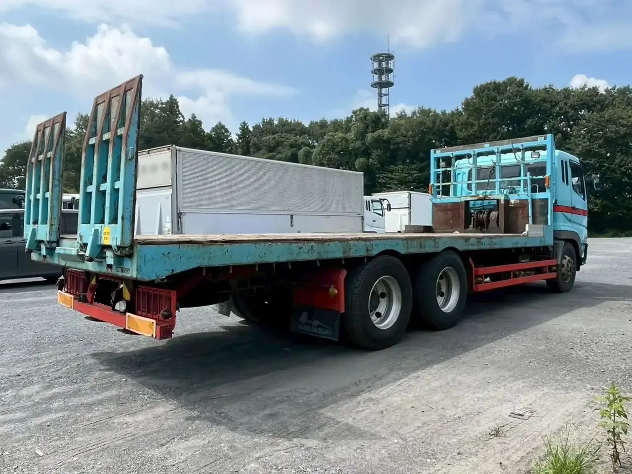 三菱 スーパーグレート 大型 車両重機運搬 ラジコン ウインチの中古トラック画像3