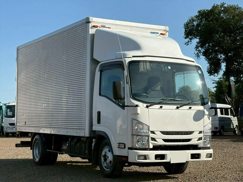 いすゞ エルフ 小型 アルミバン サイドドア TPG-NMR85ANの中古トラック画像2