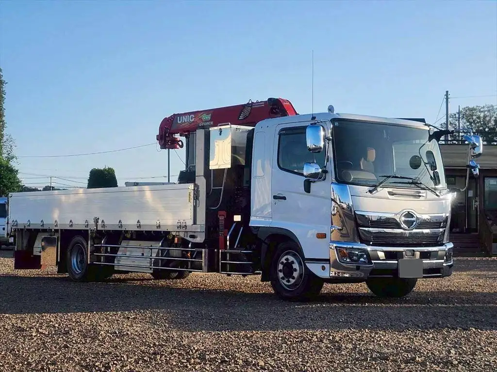 日野 レンジャー 中型/増トン クレーン付 アルミブロック エアサスの中古トラック画像2