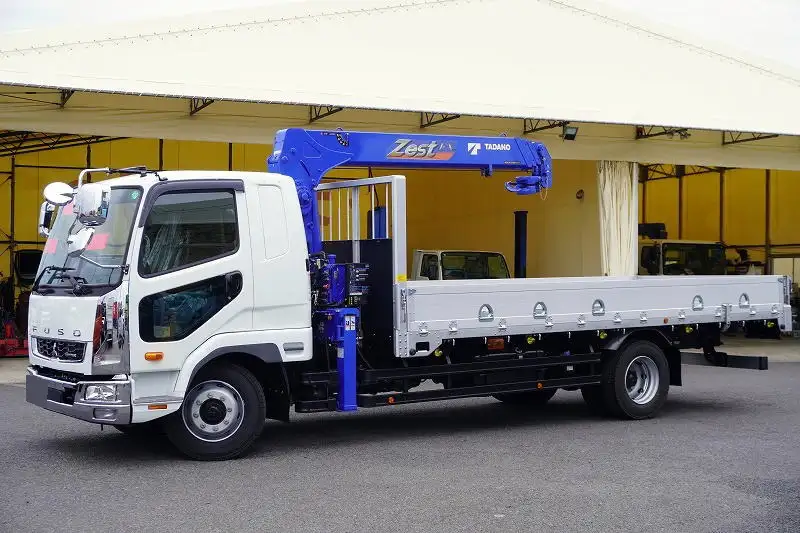 三菱 ファイター 中型/増トン クレーン付 アルミブロック 4段 の中古トラック【車両No.199154】