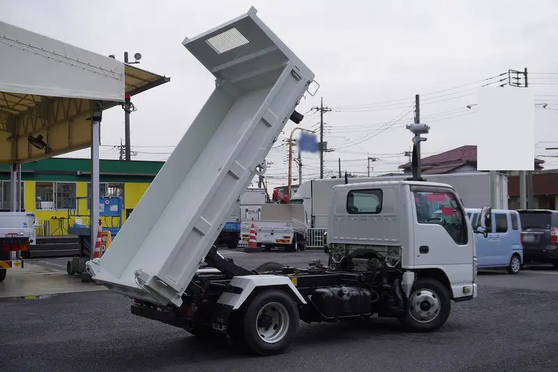 いすゞ エルフ 小型 ダンプ 三転 強化の中古トラック画像4