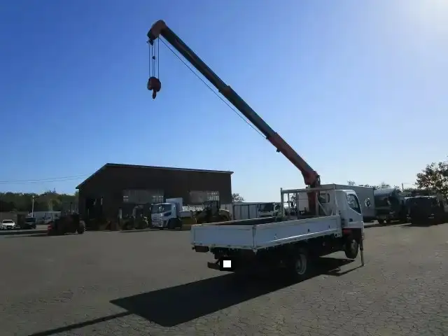 三菱 キャンター 小型 クレーン付 床鉄板 3段の中古トラック画像7