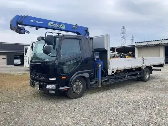 三菱 ファイター 中型/増トン クレーン付 アルミブロック 4段 の中古トラック【車両No.199140】