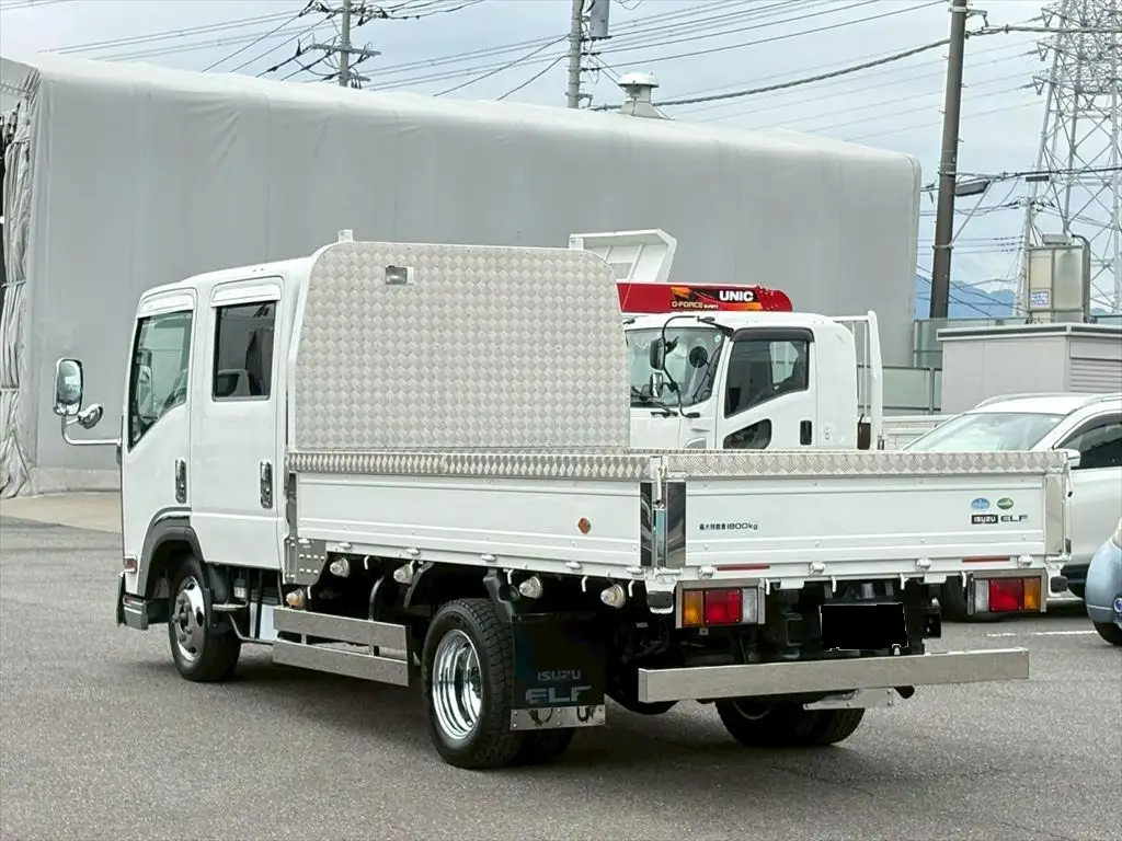 いすゞ エルフ 小型 平ボディ Wキャブ 床鉄板の中古トラック画像5
