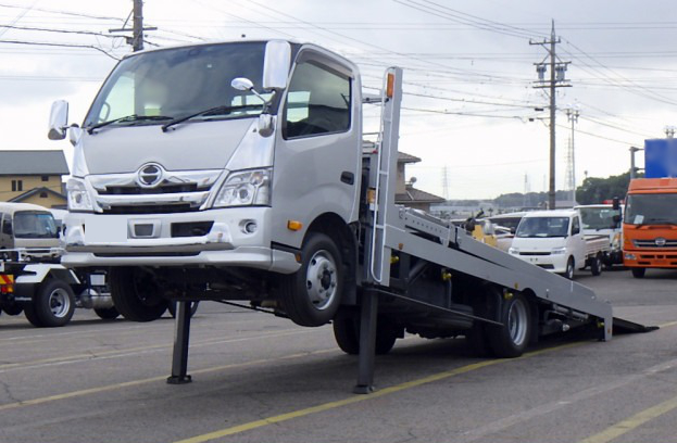 日野 デュトロ 小型 車両重機運搬 キャリアカー
