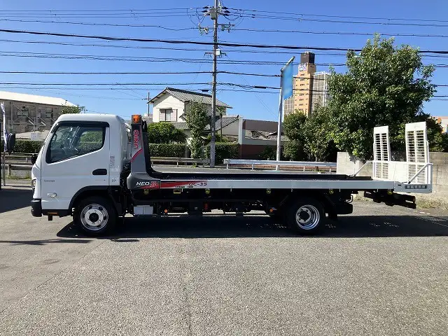 三菱 キャンター 小型 車両重機運搬 ラジコン ウインチの中古トラック画像5