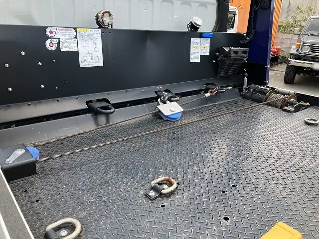 三菱 キャンター 小型 車両重機運搬 ラジコン ウインチの中古トラック画像7