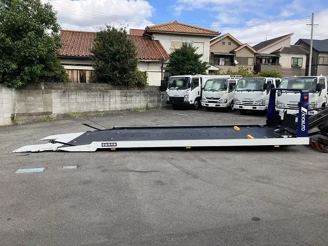 三菱 キャンター 小型 車両重機運搬 ラジコン ウインチの中古トラック画像6